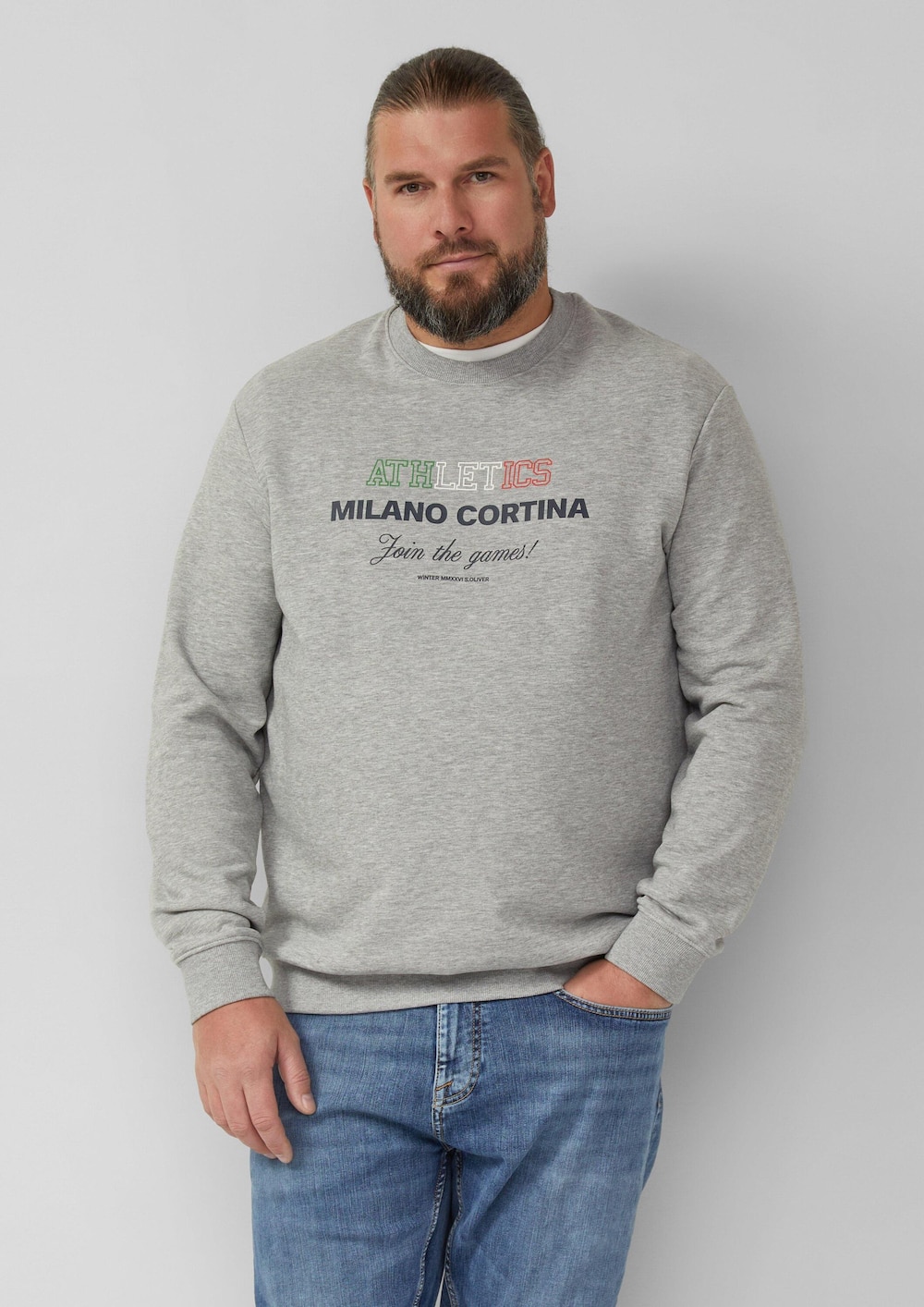 Weiches Sweatshirt mit Artwork im Relaxed Fit Wintersport-Kollektion