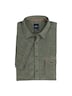 Herren Hemd uni , Oliv