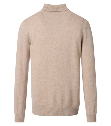 Rollkragenpullover uni