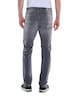 Herren Super-Stretch-Jeans regular , Grau