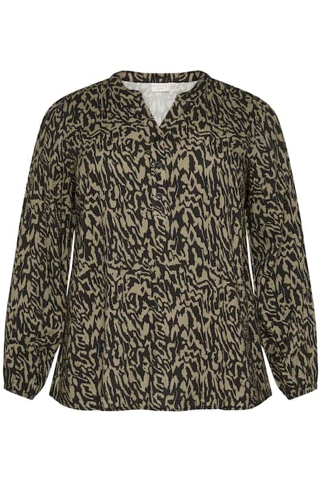 Langarm-Bluse Regular fit