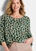 GOLDNER Blouse met print Gedessineerde blouse van pure viscose