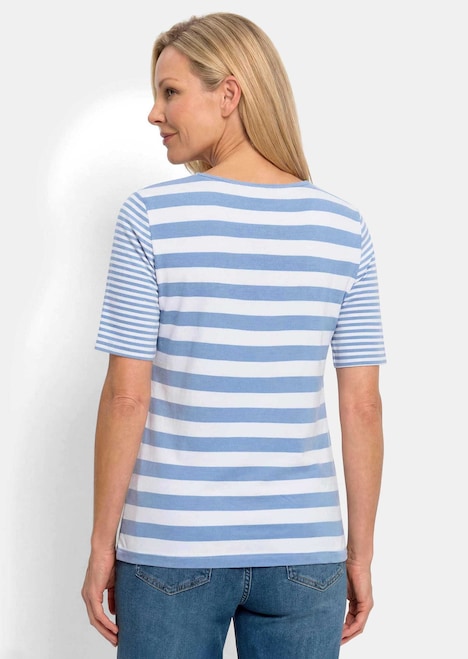 Streifenshirt aus softer Baumwollmischung