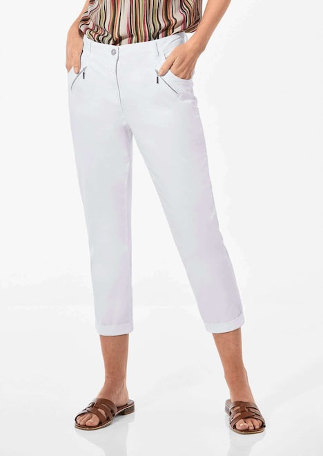 Lässige Chinohose mit weichem Peach-Finish