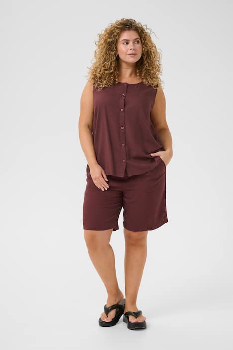 Ärmellose Bluse Regular fit