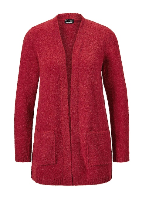 Legere Strickjacke aus Bouclégarn