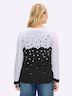 Pullover Langarm Jacquard Mehrfarbig