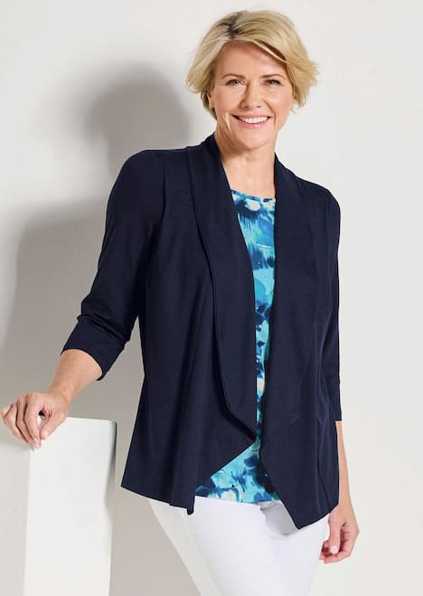 Viskoseshirt in Twinset-Optik