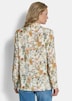 Viskosebluse mit floralem Muster