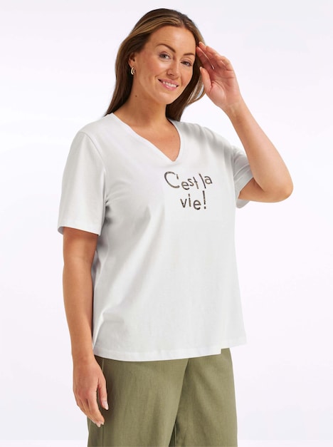 Shirt Kurzarm Ohne Kragen
