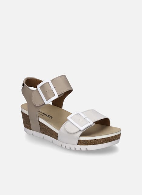 Damen Sandale Quinn 02, offwhite-kombi