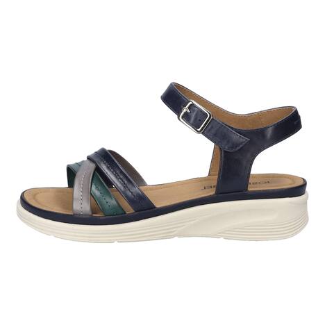 Damen Sandale Sevran 02, dunkelblau-multi