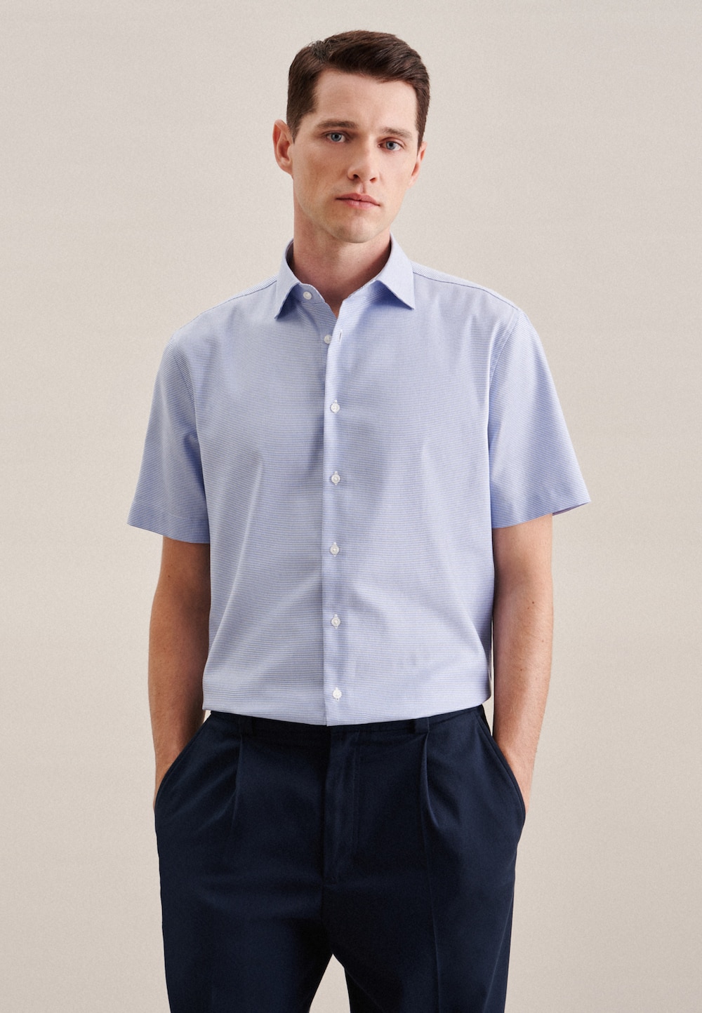 Herren Business Hemd - Uni