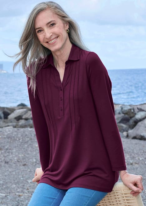 GOLDNER Tuniekshirt Tuniek van viscose-jersey