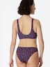 Schiesser Damen Bustier-Bikini Mix & Match Swim - blau, rot