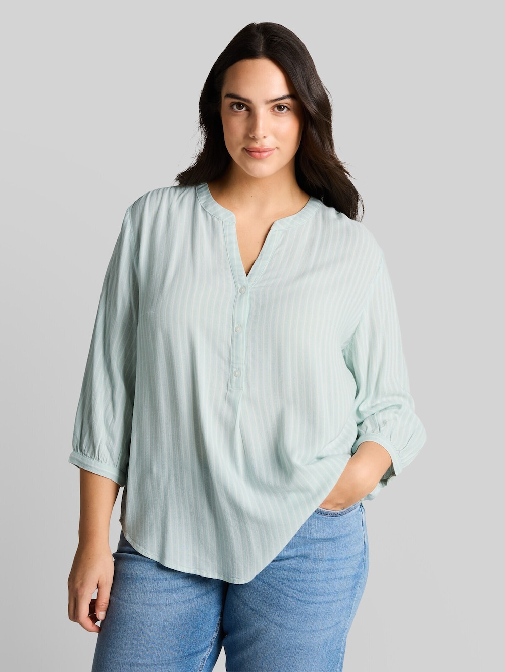 Bluse mit Streifenmuster