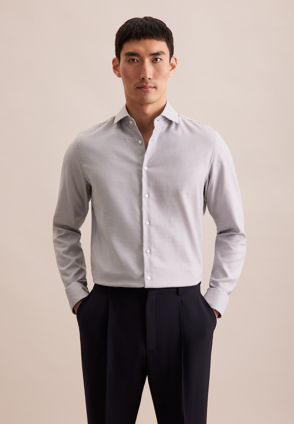 Herren Business Hemd - Struktur
