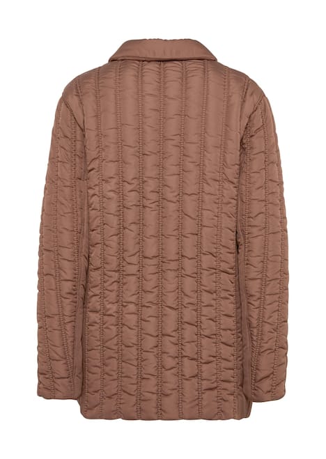 Jacke mit aufwendiger Längssteppung