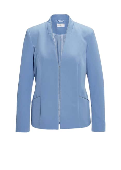 GOLDNER Blazer Blazer met fijne contrasterende biesjes