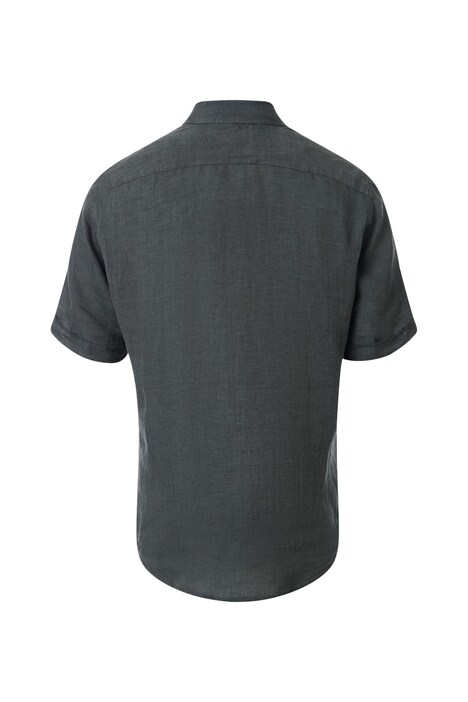 Leinenhemd Kurzarm uni Casual Fit