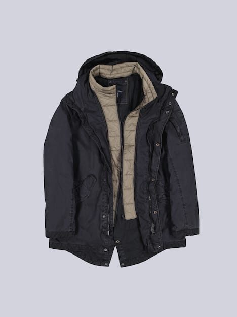 engbers Herren Jacke mit heraustrennbarem Inlet , Saphirblau