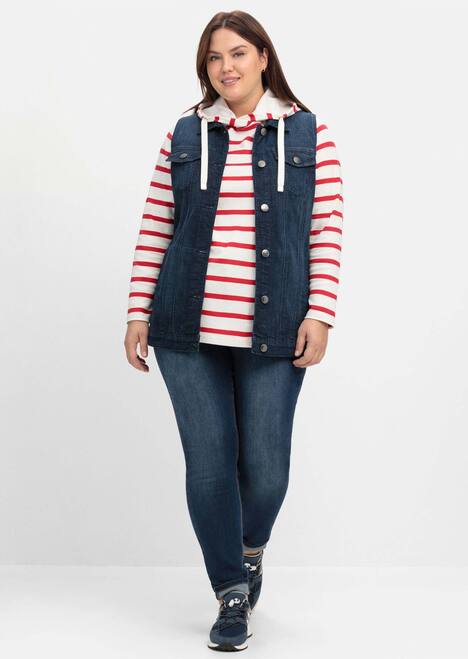 Jeans-Weste