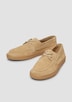 Leder-Schnürschuh im Mokassin-Stil