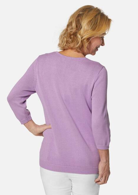 Superweicher V-Pullover in Leichtstrick