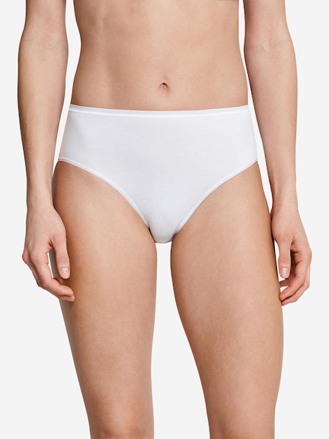 Schiesser Damen Slip Essentials 6-Pack admiral,weiß