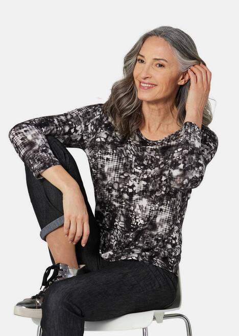 Langarmshirt mit Druck