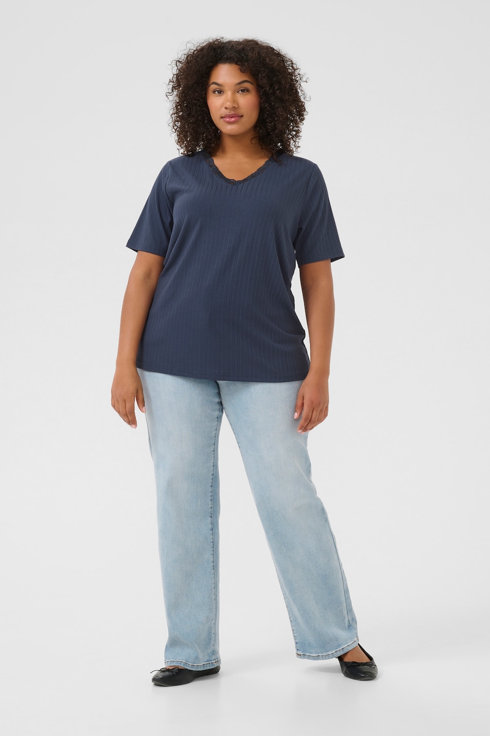Kurzarm-Bluse Regular fit