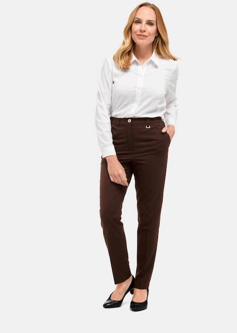 GOLDNER Broek LOUISA COMFORT+ Comfortabele broek LOUISA COMFORT+ met gestreken vouw