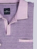 Herren Polo-Shirt strukturiert , Flieder