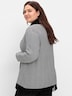 Strickjacke Langarm Sonstiges Muster Schalkragen