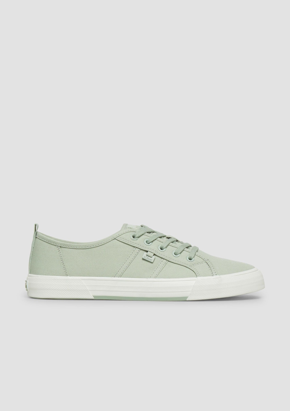 Textil-Sneaker mit Logo-Plättchen