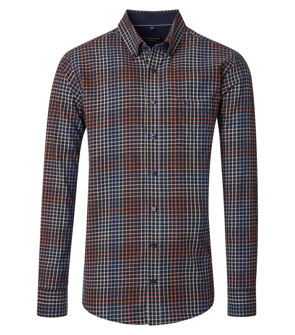Freizeithemd kariert Casual Fit