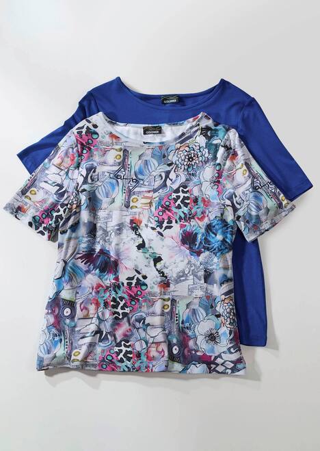 Shirt-Duo mit Muster-Mix