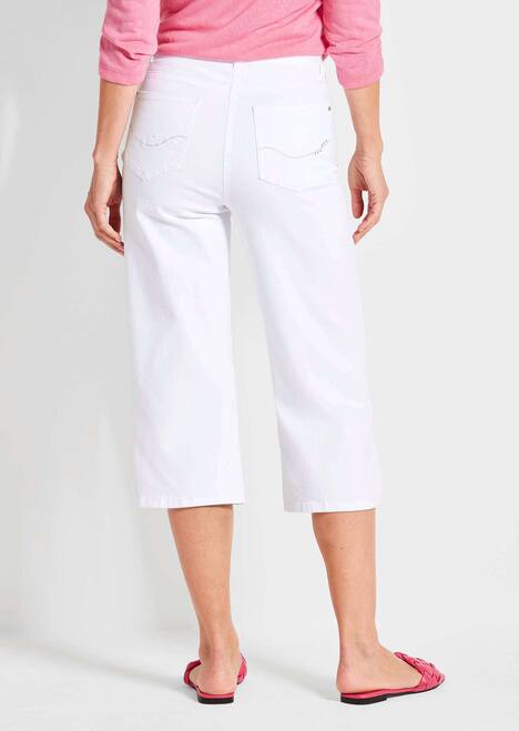 Bequeme Culotte in verkürzter Länge