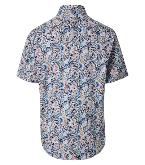 Freizeithemd Kurzarm Print Comfort Fit