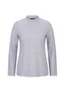 Ringelshirt mit Stehkragen