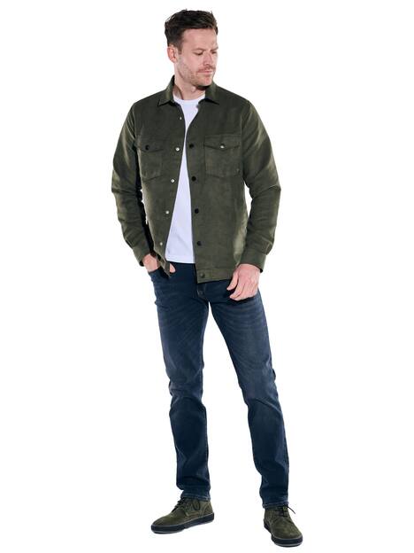 engbers Herren Hemd uni , Dunkelgruen