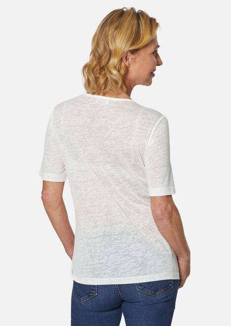 Edles Druckshirt mit glänzenden Pailetten