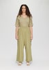 Wide Leg-Hose mit Cargotaschen und angedeutetem Verschluss