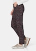 GOLDNER Broek met print Gedessineerde broek
