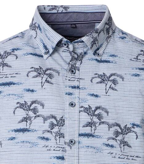 Freizeithemd Kurzarm gestreift Casual Fit