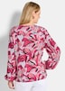 Viskosebluse mit floralem Muster