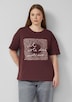 Baumwollshirt mit Frontprint