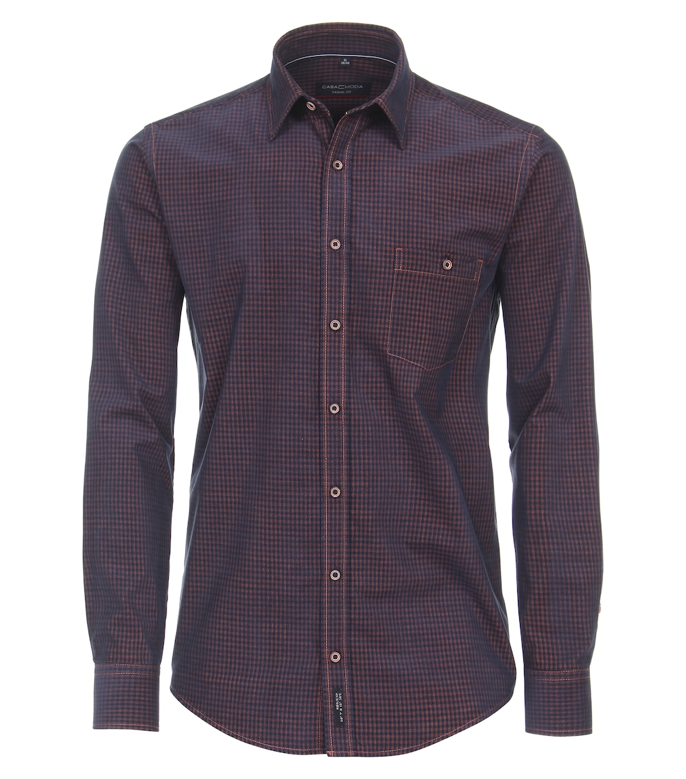 Freizeithemd kariert Casual Fit