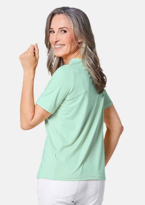 Gepflegtes Shirt in formstabiler Ware