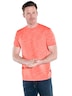 Herren T-Shirt gestreift , Hellrot
